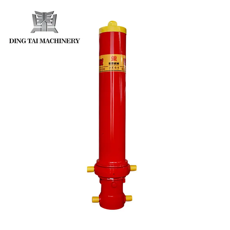 Double acting Hydraulic Telescopic Hydraulic Cylinder with Good Price： (2)